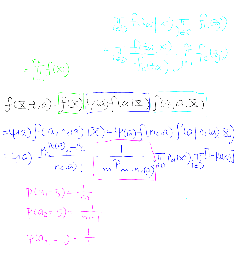 Handwritten factorization for scenario 1