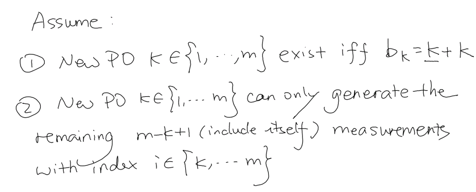 Handwritten assumptions for scenario 4