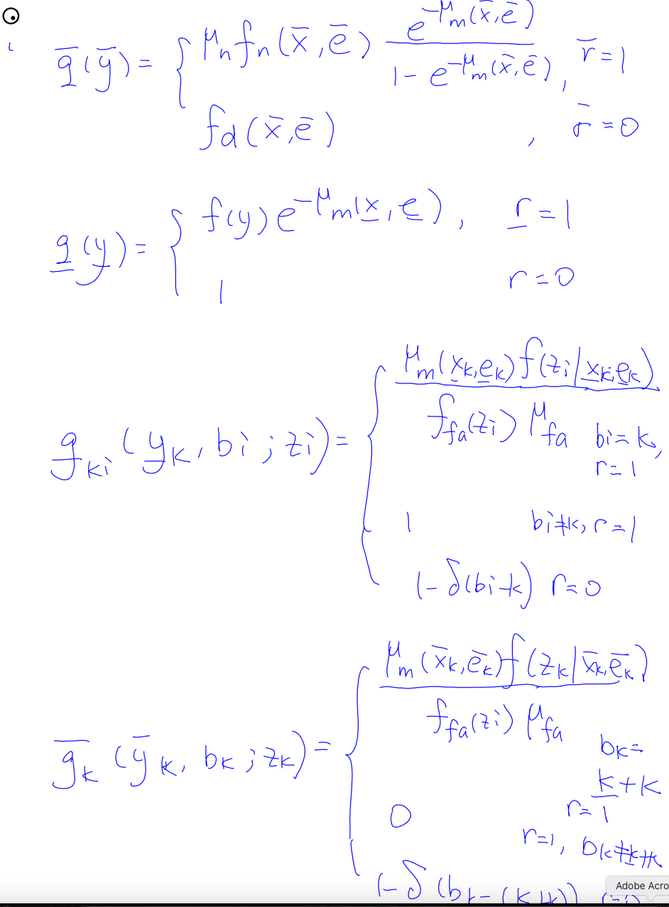 Handwritten BP potentials for scenario 4