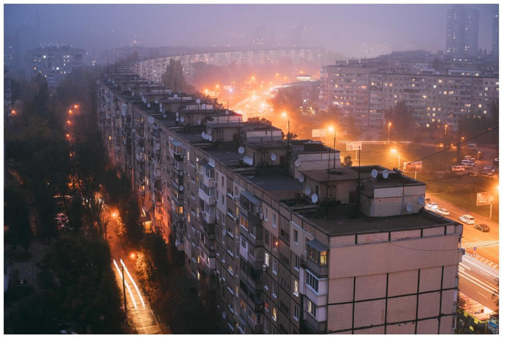 Soviet architecture photograph