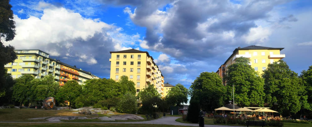 Stockholm Gärdet building photograph